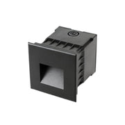 ROC Lighting ST-100 2.5W LED Recessed Step Light, 24V - Black