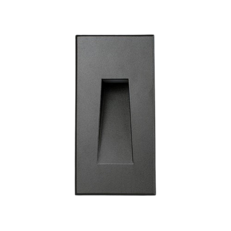 ROC Lighting ST-200 3W LED Recessed Step Light, 24V - Black