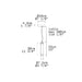 Leucos Stacking 30 1-lt 3" LED Naked Vertical Pendant