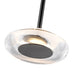 Kuzco PD97204 Stephord 1-lt 4" LED Pendant - Black/Clear