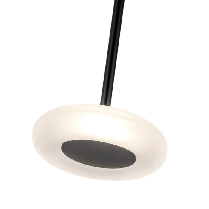 Kuzco PD97204 Stephord 1-lt 4" LED Pendant - Black/Frosted Glass