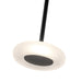 Kuzco PD97204 Stephord 1-lt 4" LED Pendant - Black/Frosted Glass