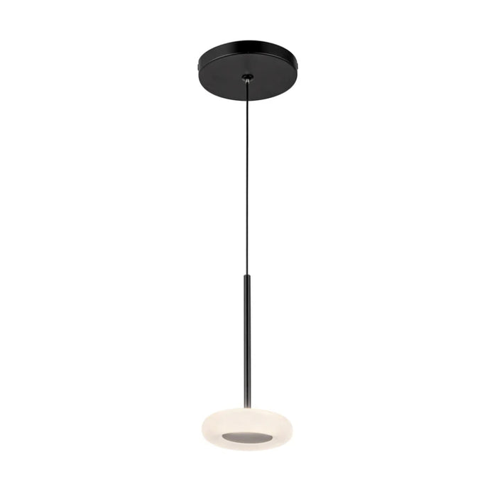Kuzco PD97204 Stephord 1-lt 4" LED Pendant - Black/Frosted Glass