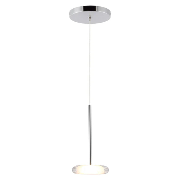 Kuzco PD97204 Stephord 1-lt 4" LED Pendant - Chrome/Clear