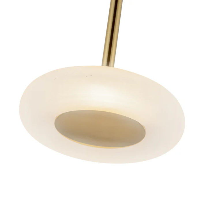 Kuzco PD97204 Stephord 1-lt 4" LED Pendant - Metailic Brass/Frosted Glass