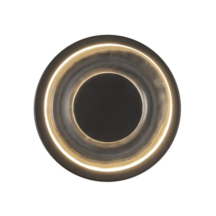 Kuzco WS97204 Stephord 1-lt 4" LED Wall Sconce - Black/Clear