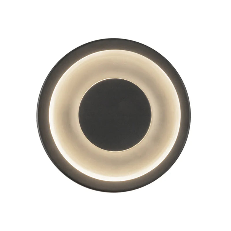 Kuzco WS97204 Stephord 1-lt 4" LED Wall Sconce - Black/Frosted