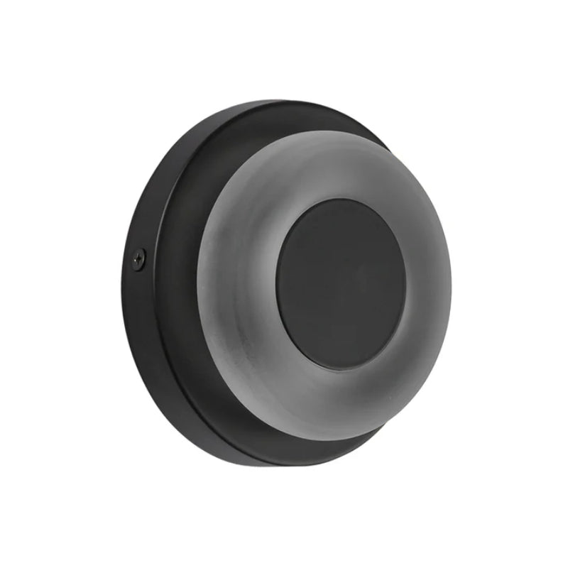 Kuzco WS97204 Stephord 1-lt 4" LED Wall Sconce - Black/Frosted