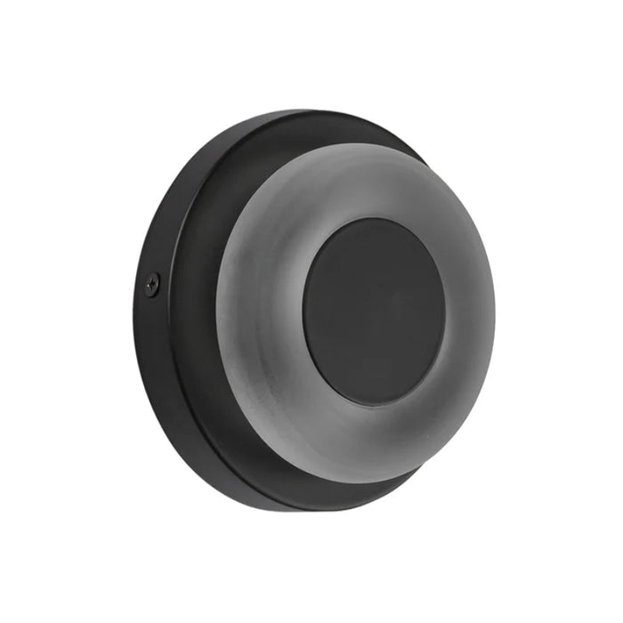 Kuzco WS97204 Stephord 1-lt 4" LED Wall Sconce - Black/Frosted