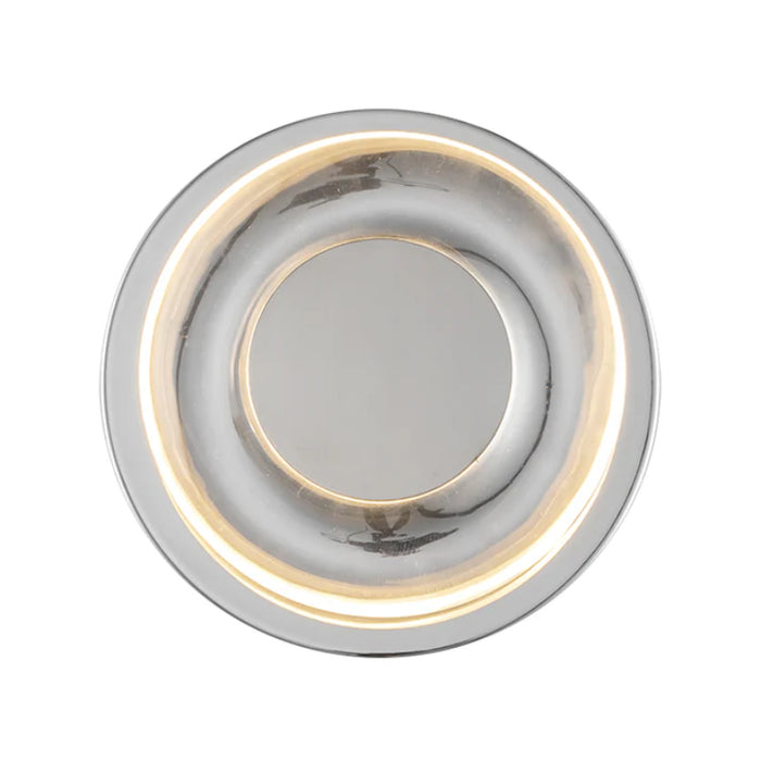 Kuzco WS97204 Stephord 1-lt 4" LED Wall Sconce - Chrome/Clear