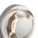 Kuzco WS97204 Stephord 1-lt 4" LED Wall Sconce - Chrome/Clear