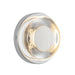 Kuzco WS97204 Stephord 1-lt 4" LED Wall Sconce - Chrome/Clear