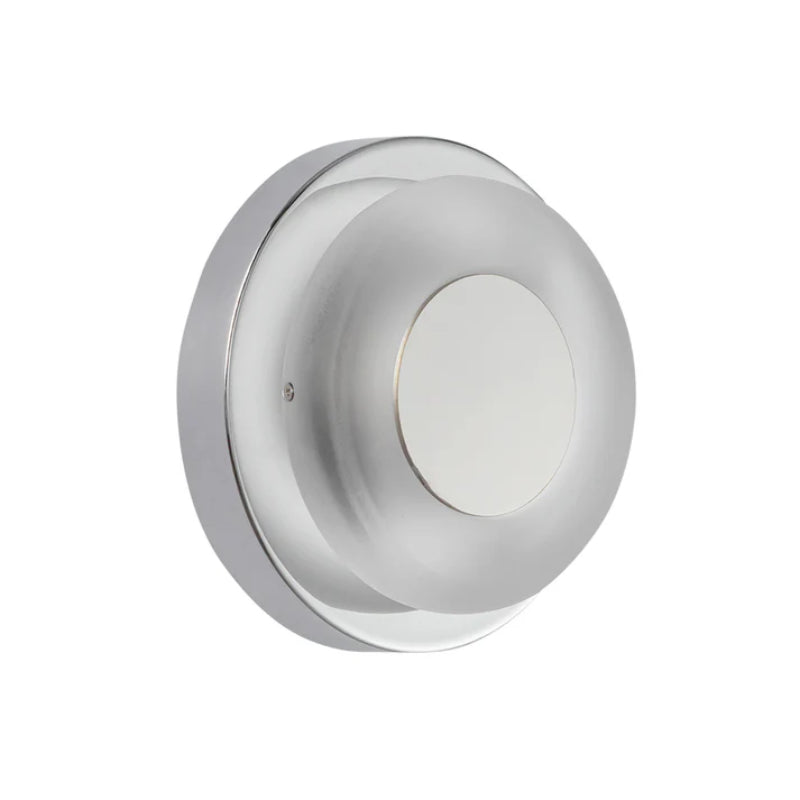 Kuzco WS97204 Stephord 1-lt 4" LED Wall Sconce - Chrome/Frosted
