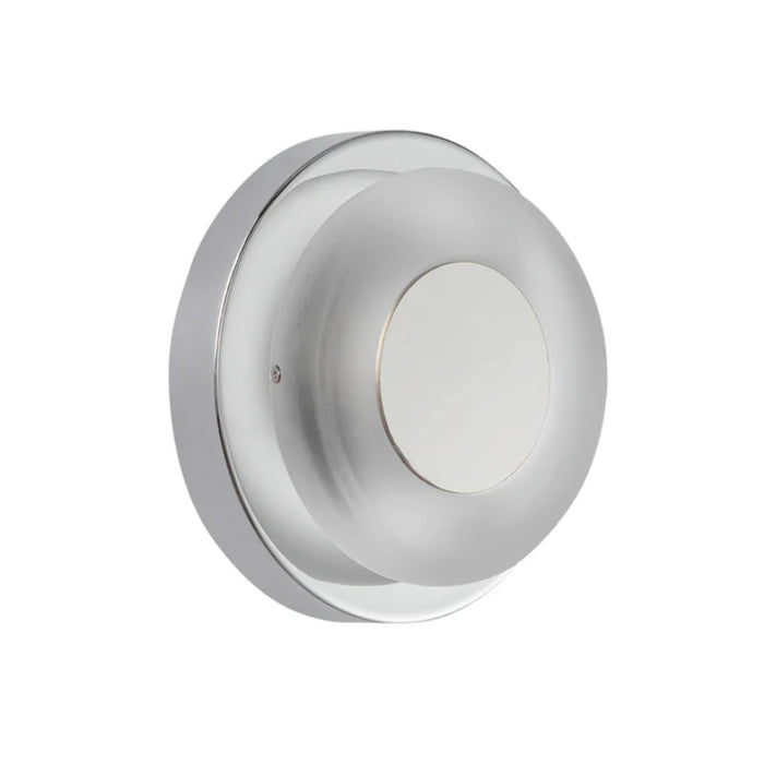 Kuzco WS97204 Stephord 1-lt 4" LED Wall Sconce - Chrome/Frosted