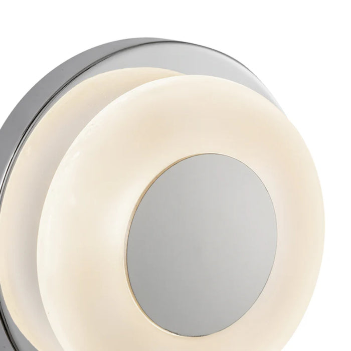 Kuzco WS97204 Stephord 1-lt 4" LED Wall Sconce - Chrome/Frosted