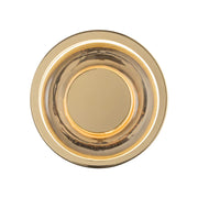 Kuzco WS97204 Stephord 1-lt 4" LED Wall Sconce - Metallic Brass/Clear