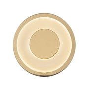 Kuzco WS97204 Stephord 1-lt 4" LED Wall Sconce - Metallic Brass/Frosted