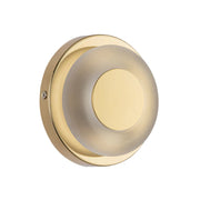 Kuzco WS97204 Stephord 1-lt 4" LED Wall Sconce - Metallic Brass/Frosted