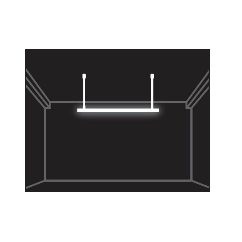 Core SLQ-25 SLINQ 4.4W/ft IP65 24V Flexible 360º Round Neon LED Strip, Suspension Cable Support