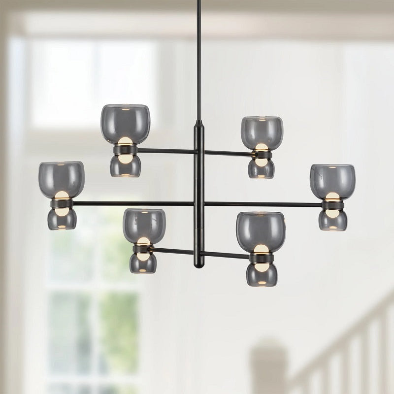 Alora CH310336 Sutton 6-lt 36" LED Chandelier