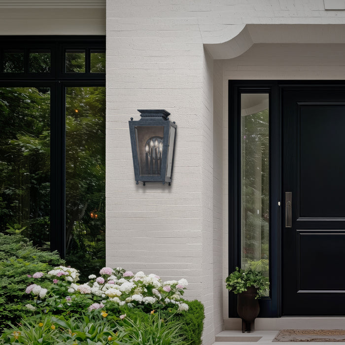 Schonbek SW31523 Milton 4-lt 23" Tall Outdoor Wall Sconce