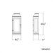 Schonbek SW34521 La motte 3-lt 21" Tall Outdoor Wall Sconce