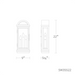 Schonbek SW35522 Villenova 3-lt 22" Tall Outdoor Wall Sconce