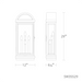 Schonbek SW35529 Villenova 4-lt 29" Tall Outdoor Wall Sconce