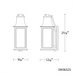 Schonbek SW36525 Proctor 3-lt 25" Tall Outdoor Wall Sconce