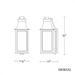 Schonbek SW36532 Proctor 3-lt 32" Tall Outdoor Wall Sconce