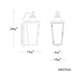 Schonbek SW37524 Dannemore 4-lt 24" Tall Outdoor Wall Sconce