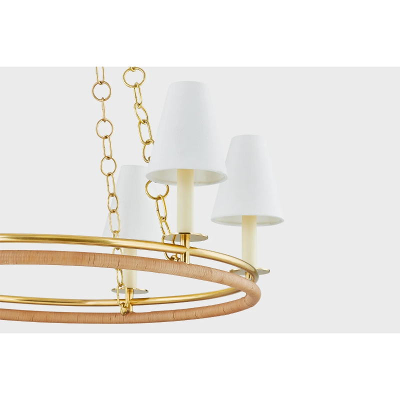 Hudson Valley 4406 Swanton 6-lt 31" Chandelier
