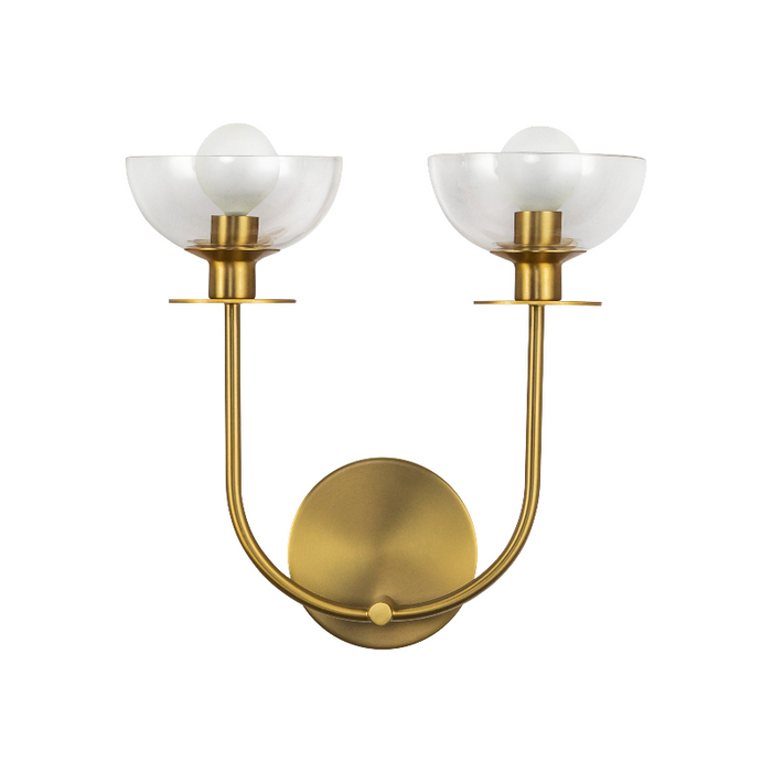 Alora Mood WV515212 Sylvia 2-lt 12" Wall Sconce