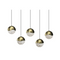 Sonneman 2921 Grapes 5-lt 38" LED Chandelier