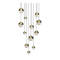 Sonneman 2917 Grapes 12-lt 17" LED Chandelier