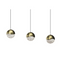 Sonneman 2920 Grapes 3-lt 38" LED Chandelier