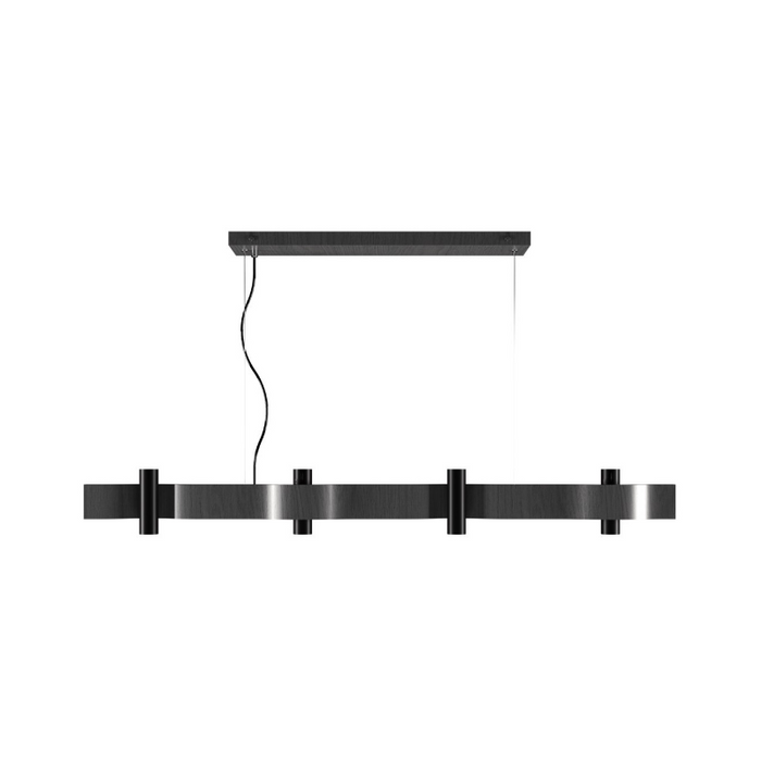 Accord 1500 Flow 8-lt 47" LED Pendant - Organic Lead Grey