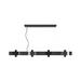 Accord 1500 Flow 8-lt 47" LED Pendant - Organic Lead Grey