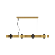 Accord 1500 Flow 8-lt 47" LED Pendant - Organic Gold