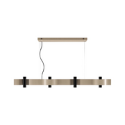 Accord 1500 Flow 8-lt 47" LED Pendant - Organic Cappuccino