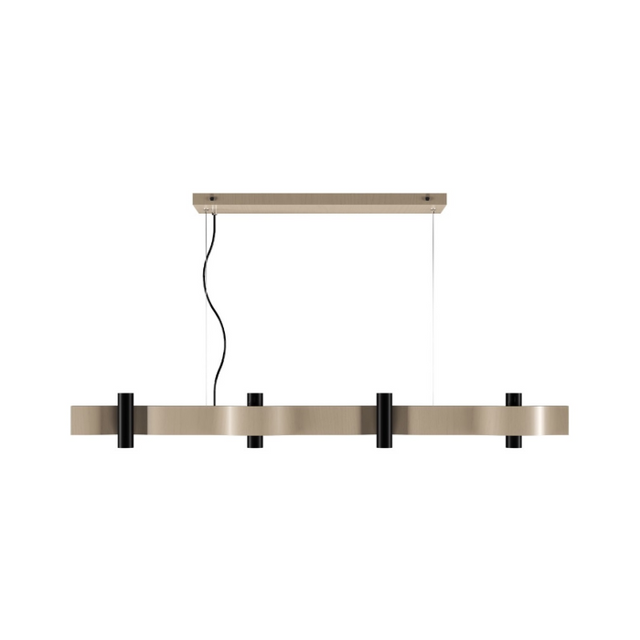 Accord 1500 Flow 8-lt 47" LED Pendant - Organic Cappuccino