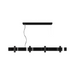Accord 1500 Flow 8-lt 47" LED Pendant - Organic Black