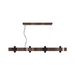 Accord 1500 Flow 8-lt 47" LED Pendant - American Walnut 
