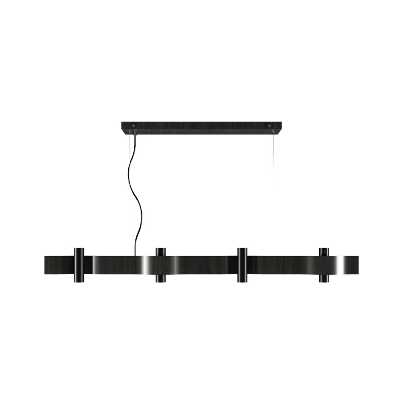 Accord 1500 Flow 8-lt 47" LED Pendant - Charcoal