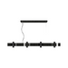 Accord 1500 Flow 8-lt 47" LED Pendant - Charcoal