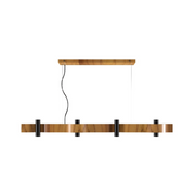Accord 1500 Flow 8-lt 47" LED Pendant - Teak