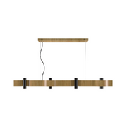 Accord 1500 Flow 8-lt 47" LED Pendant - Louro Freijó