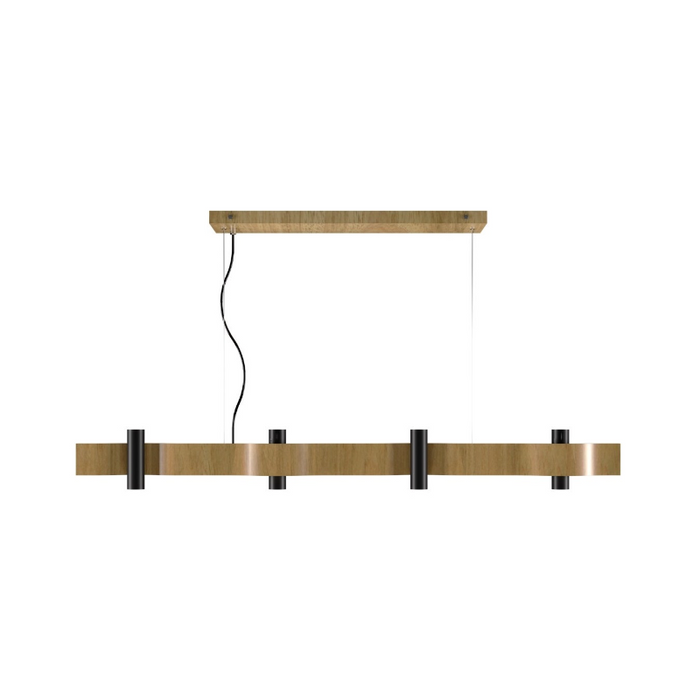 Accord 1500 Flow 8-lt 47" LED Pendant - Louro Freijó