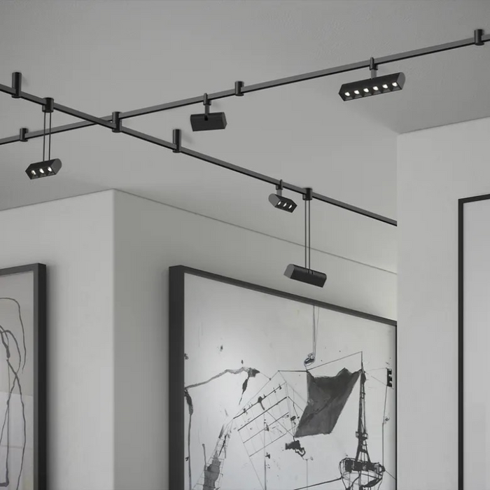 Sonneman SLS1152 Suspenders 97" 2-Bar Freeform Surface Mount with 3-Cell Luminaires/6-Cell Luminaires
