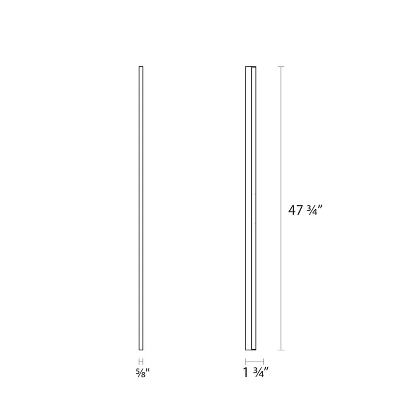 Sonneman 2330 Stiletto Lungo 48" LED Wall Bar